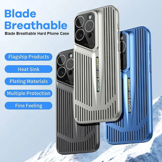 📲Vhodné pro pouzdro na mobil Samsung řady S22,23,24 Blade Cooling ✨