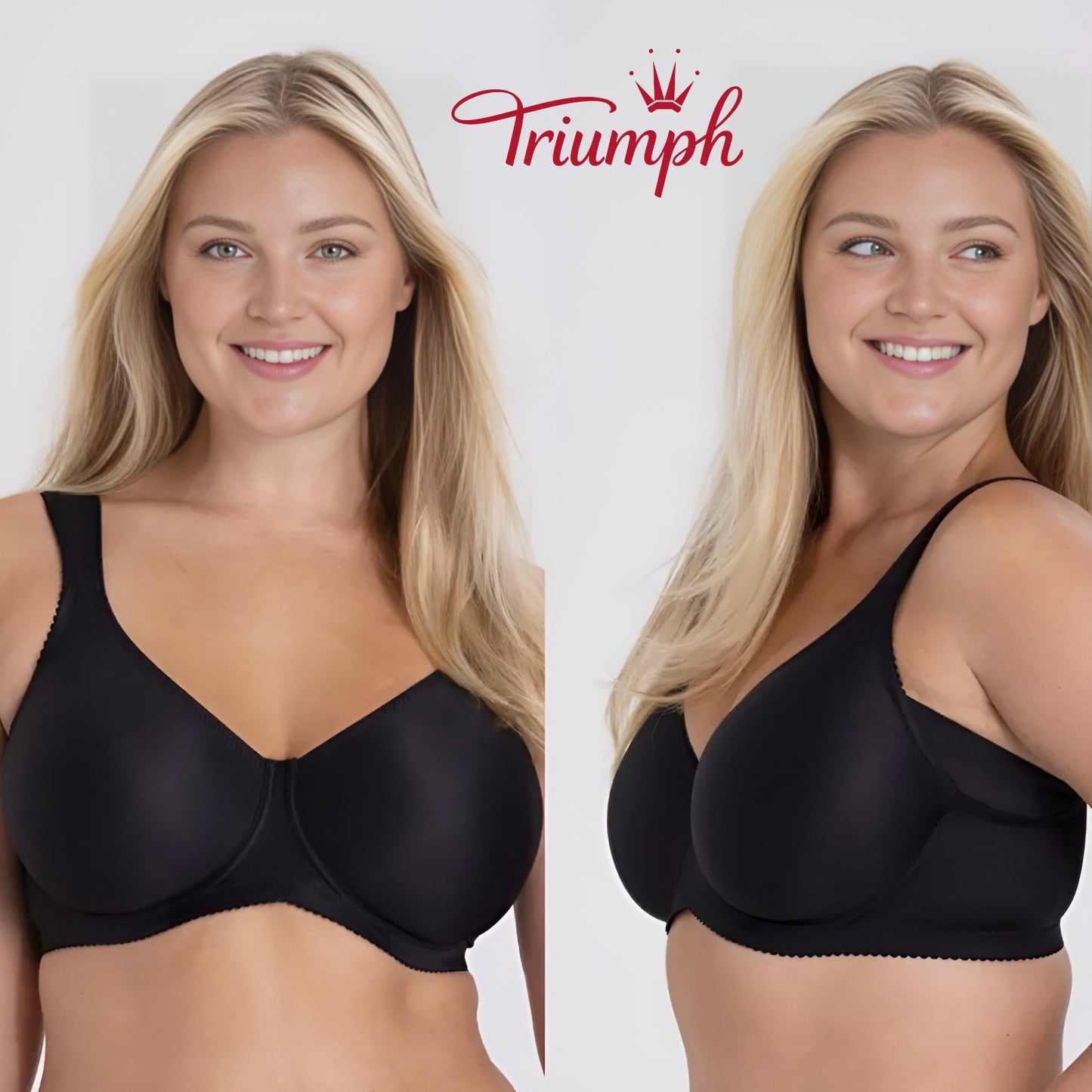 Triumph - (3 ks) Jednoduchá push-up podprsenka s plným košíčkem